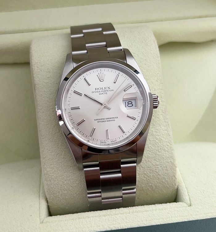  2006 Rolex Oyster Perpetual Date Midsize Wristwatch Ref. 15200